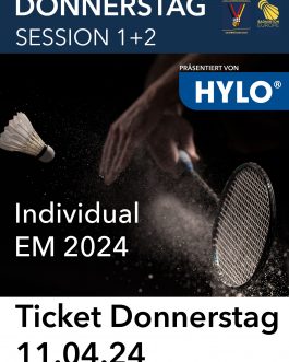Donnerstag Session 1+2 – Ticket